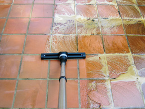 Terrasse sauber